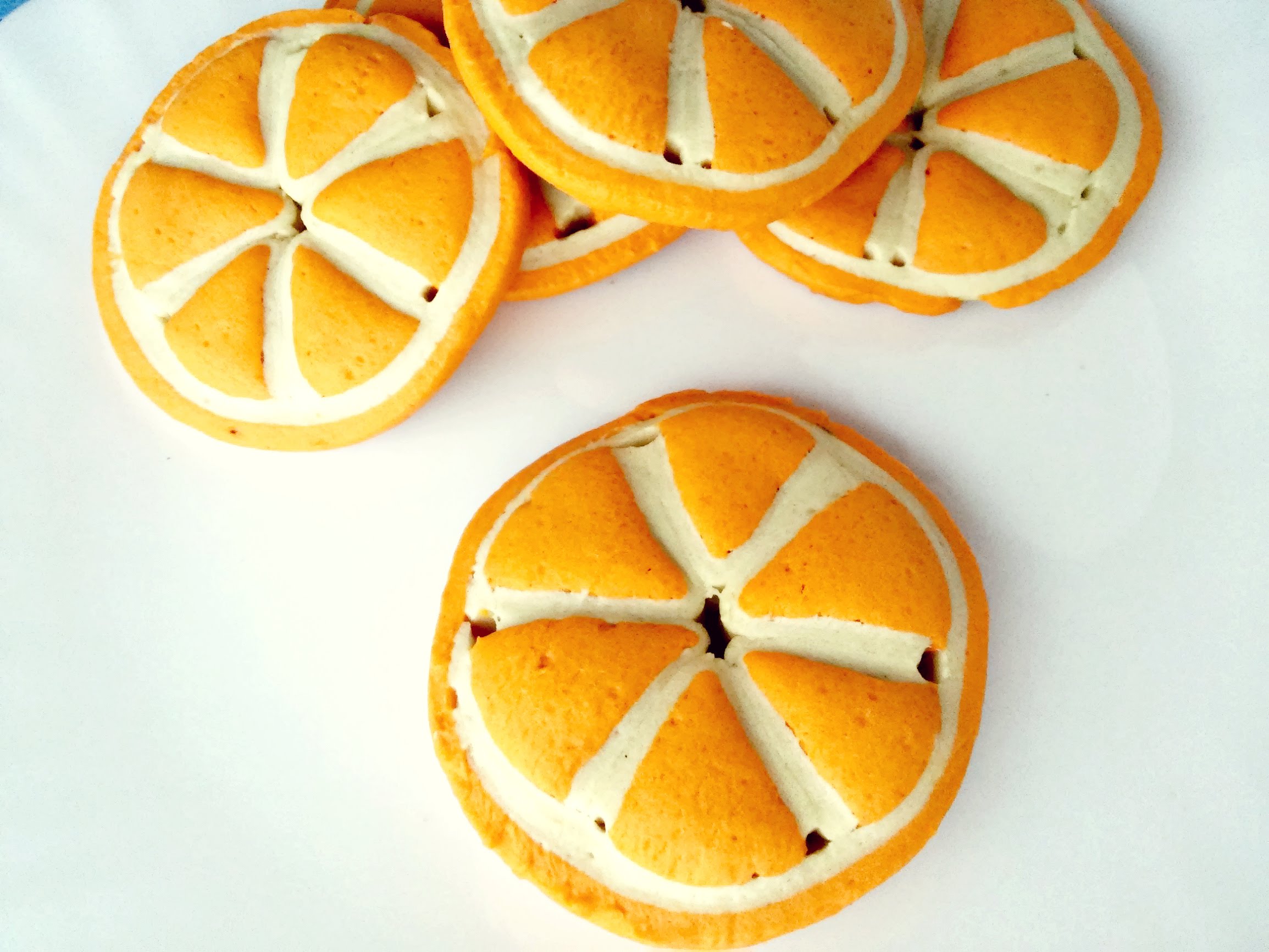 Печенье апельсиновые дольки